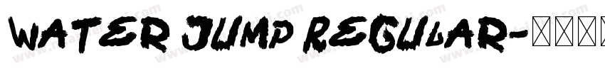 Water Jump Regular字体转换